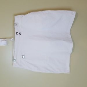 Joseph Ribhoff Whie Spandex Skort Size